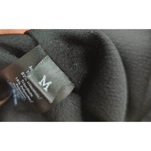 CO ESSENTIALS Women's Triacetate Pull On Jogger Pants Black Size Medium - Picture 5 of 7